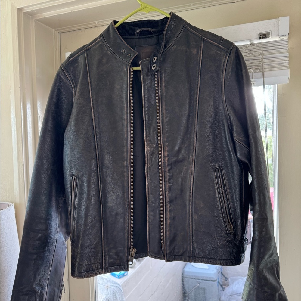 Vintage real leather jacket